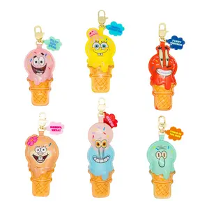 Whatever Makes You Happy Spongebob Mystery Bag Scented Padded Vinyl Ice Cream Cone Bag Charm