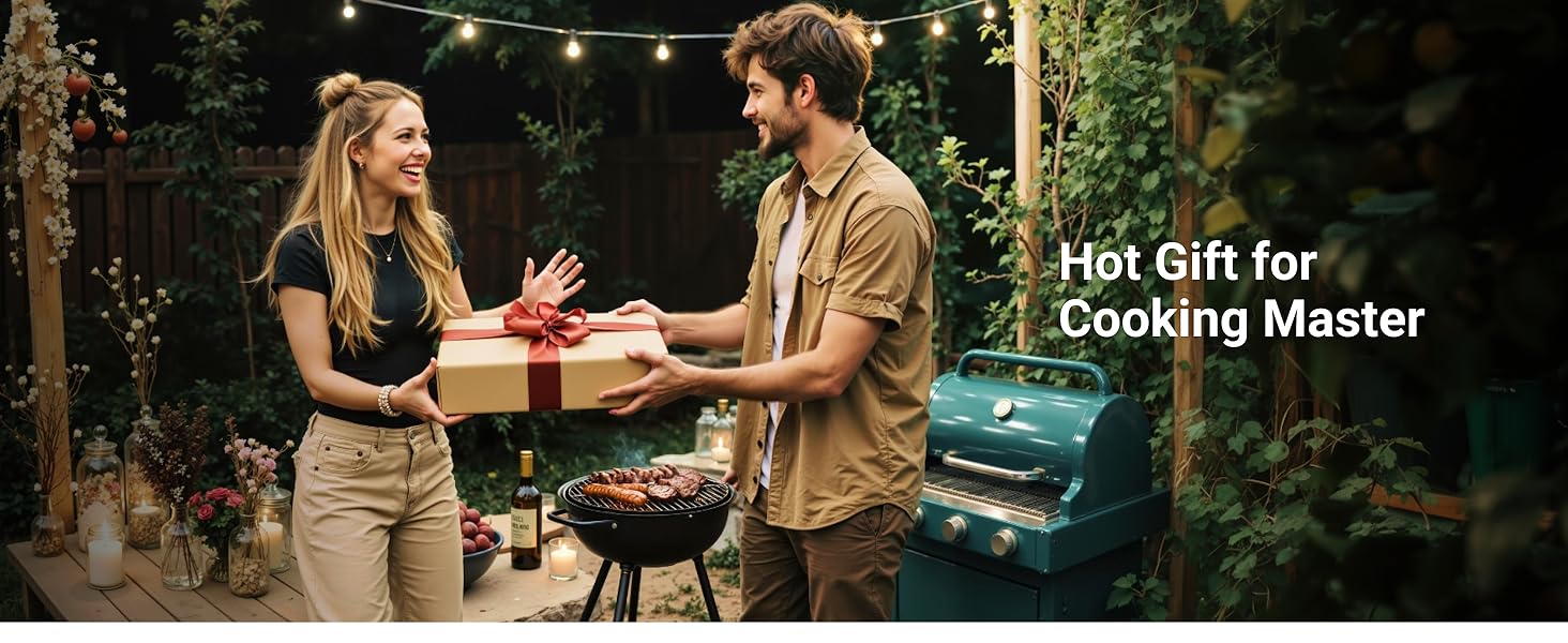 【FathersDayGift】SEESE Powerful Propane Torch (Propane Tank Not Included),Culinary Propane Torch Lighter, Adjustable Blow Torch for Sous Vide Searing Steak, BBQ