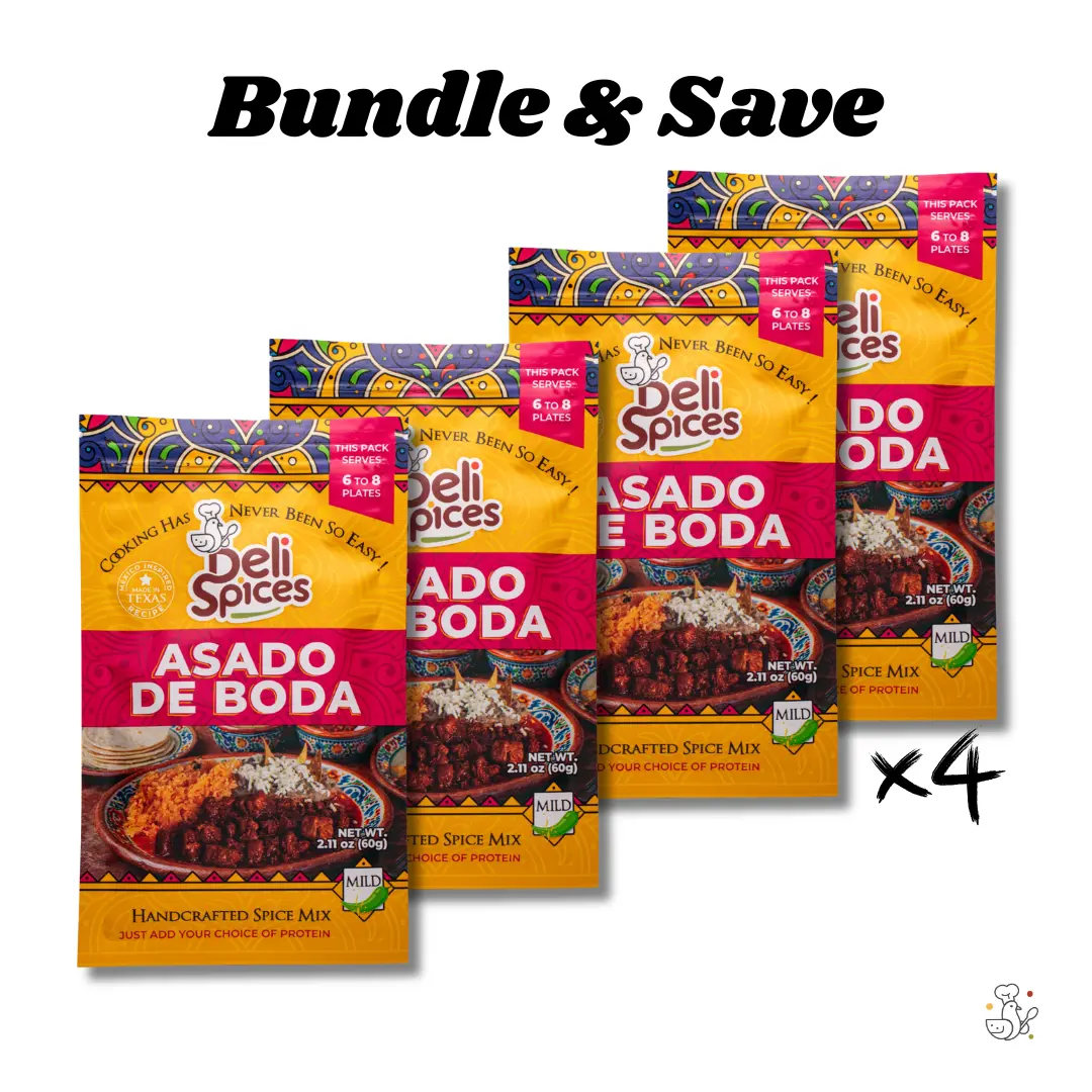 Asado Lovers Bundle - 4 Pack Traditional Mexican Spice Mix