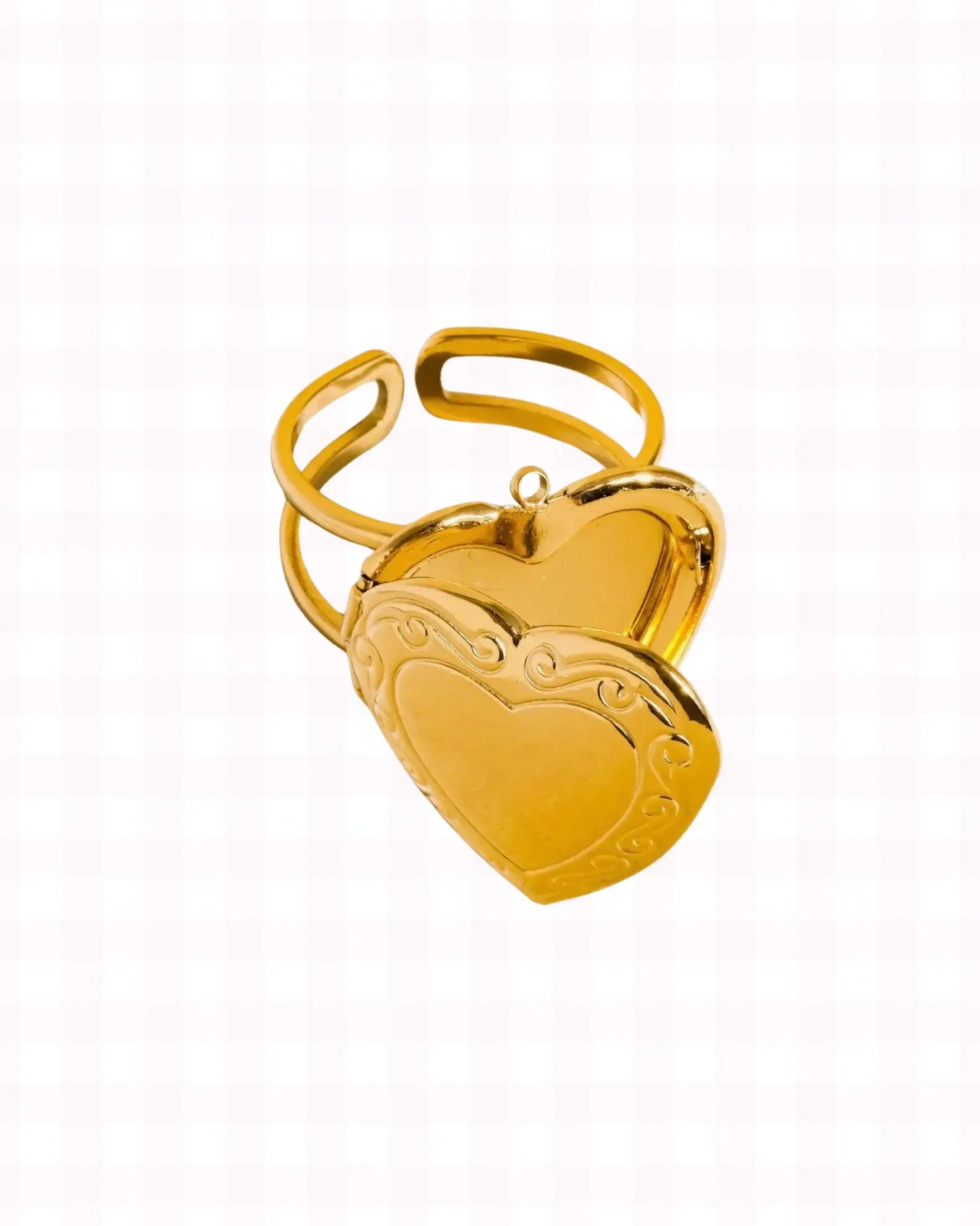 Heart Locket Ring