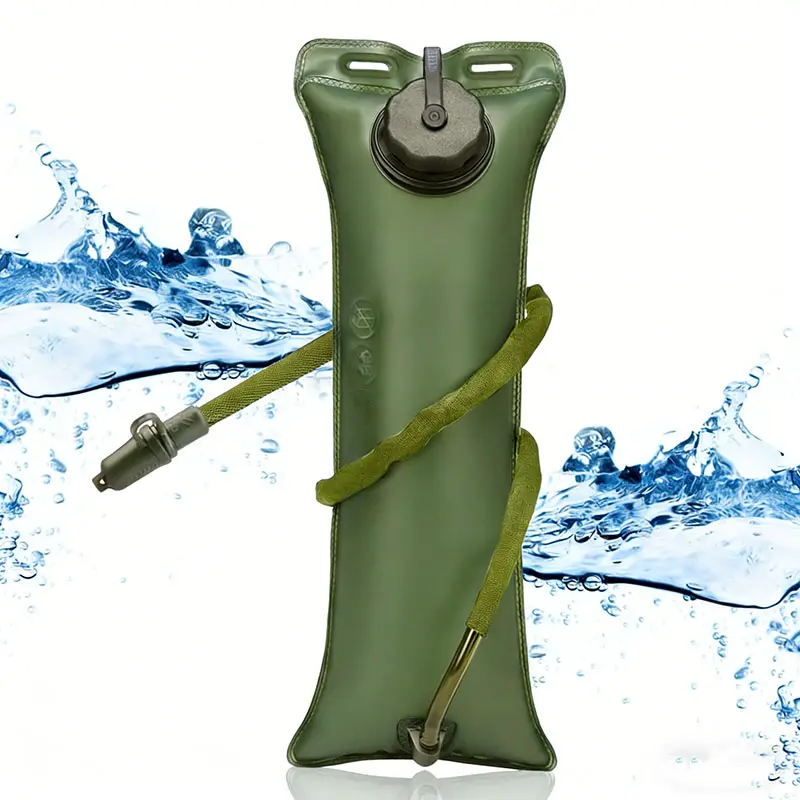 Water Reservoir for Runners, 2.5-3L Adjustable Hydration Bladder, Tear-Resistant & BPA-Free Food-Grade Insert for Hiking & Cycling, Campers, 100% Leak-Proof, Leakproof, Backpacking, Portable, Reusable, Backpack Fit, Unisex, Slim Shape