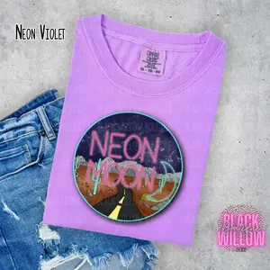 Neon Purple Comfort Colors Tee