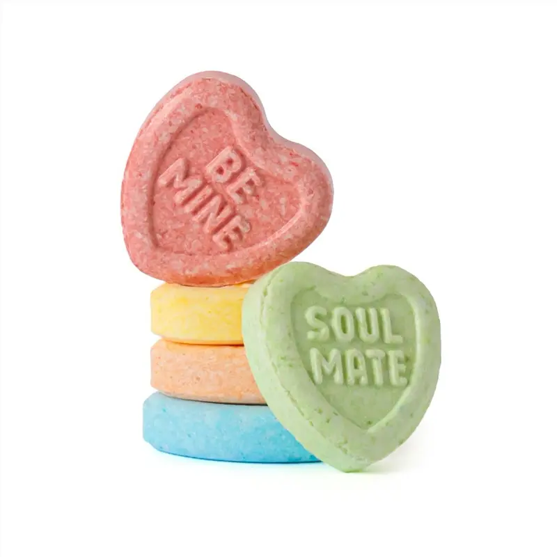 Bulk Conversation Hearts Candy - Valentine's Day Assorted Pastel Crunchy Chalky Snacks with Gum Arabic, Cute Messages, Red 40-Count, Maltodextrin, Magnesium Stearate, Secure Packaging, Cupboard-Storable Treats for Candy Lovers, Valentines Day