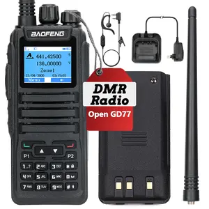 Baofeng DM-1701 DMR 2-Way Radio - Analog/Digital Dual-Mode Handheld Walkie Talkie Portable, Open GD77 Dual Time Slot Tier 1+2, Audio Monitor Ham Radio, Not Water Resistant for Camping
