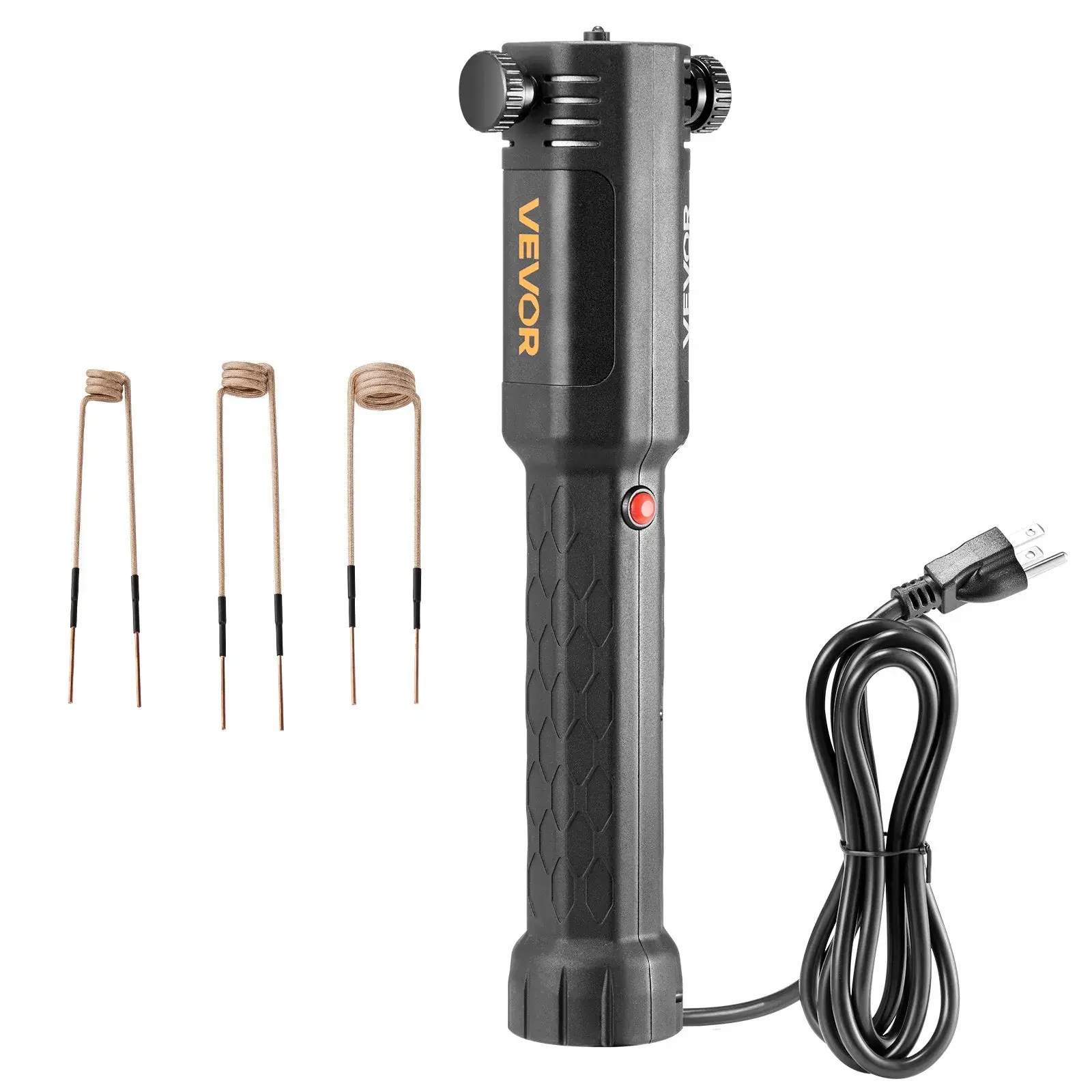 【Summerfinds】VEVOR Heavy Duty Handheld Magnetic Induction Heater Complete Kit, 1100W 110V Power Tool, 3 Coils Quick Disassembly Nut Buster for Rusty Screw Removal, Car Garage DIY Maintenance