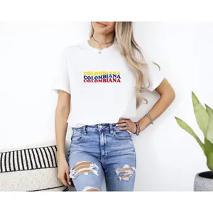 Colombiana Shirt casual, Latin Party Shirt casual, Colombian Girl Shirt casual, Colombian Pride Shirt casual, Trip to Colombia Shirt casual, Spanish Women Gift, Vacation Shirt casual