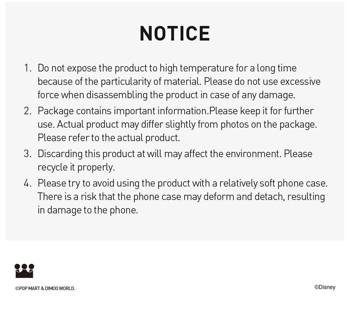 [Spanish]-DIMOO WORLD x Serie Disney – Caja Sorpresa de Lanyard para Celular Caja Ciega