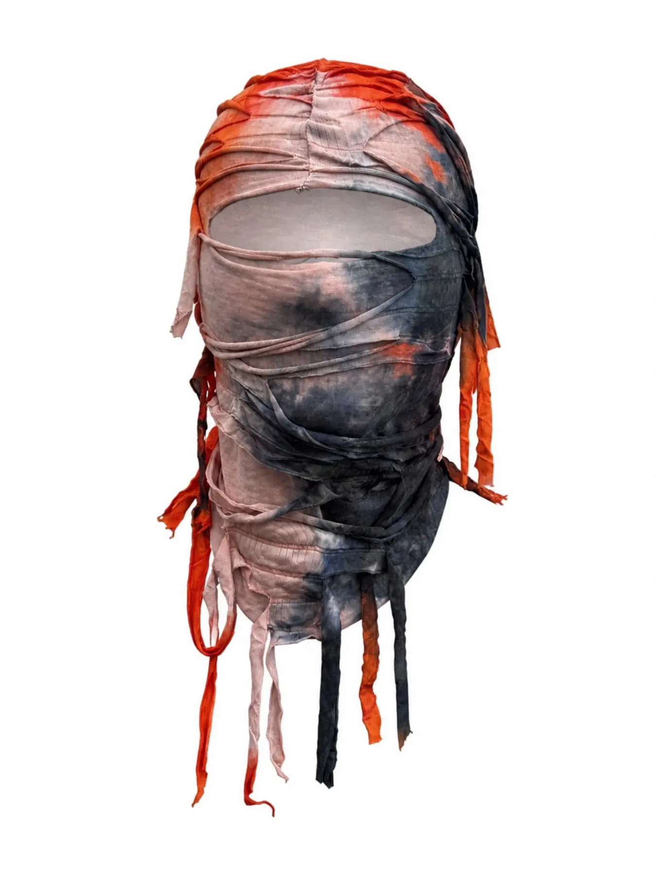 Artisanal Deconstructed Balaclava, Handmade Shiesty Ski Mask for Men & Women, Ghost Face Skull Hoodie, Stylish Masks Print, Unique Fashion Accessory
