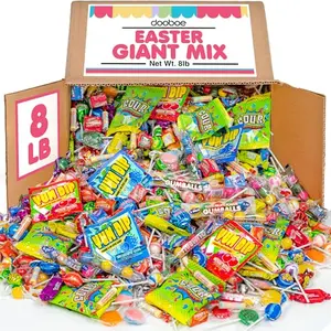 Dooboe - Easter Candy Assortment Bulk - 8 Pounds - Variety Pack Candies - Individually Wrapped Favors - Pinata Filler Candies - Gifting Novelty Candy