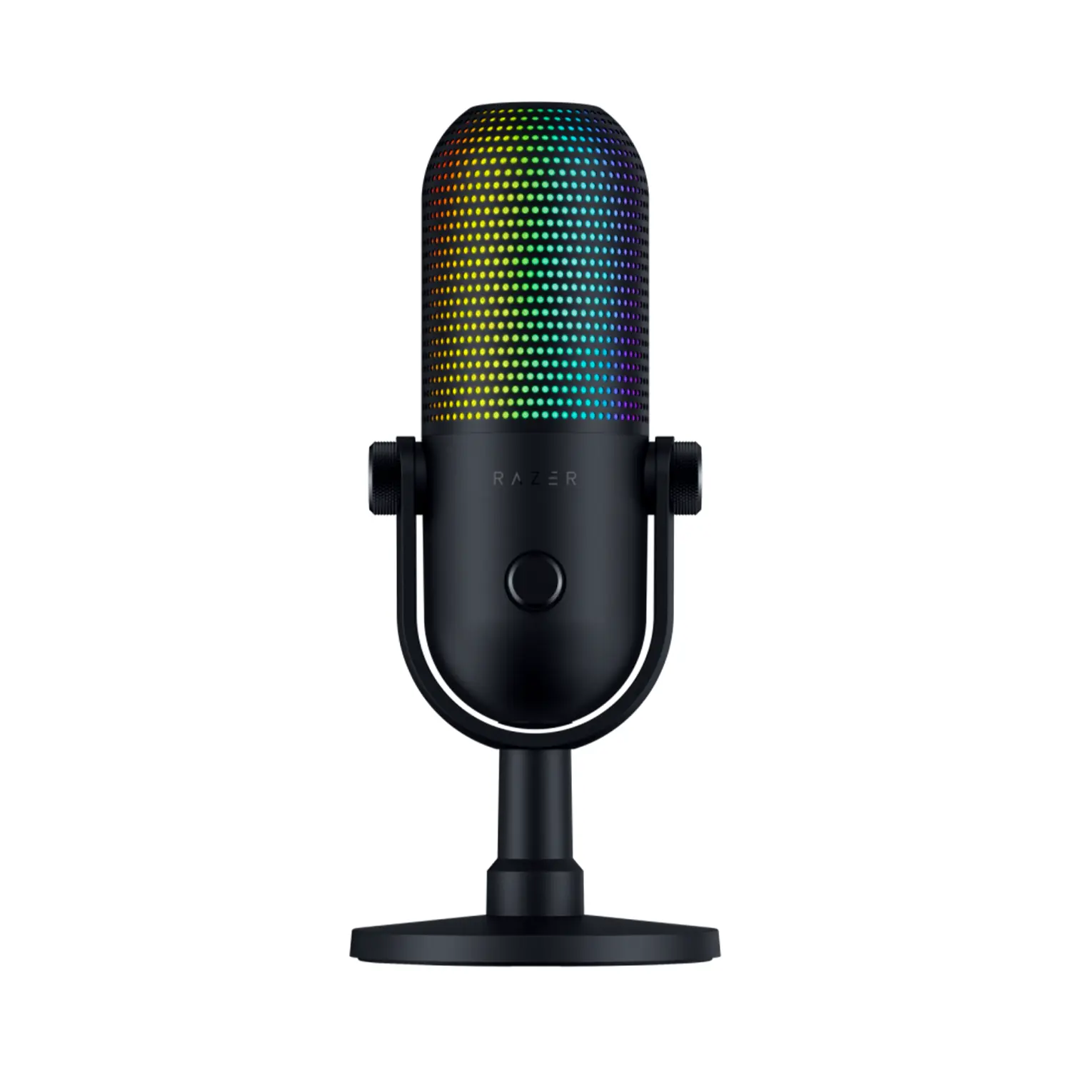 Razer Seiren V3 Chroma - RGB USB Condenser Microphone with Tap-to-Mute, Streaming Mic for PC Gaming Podcasting and Content Creation