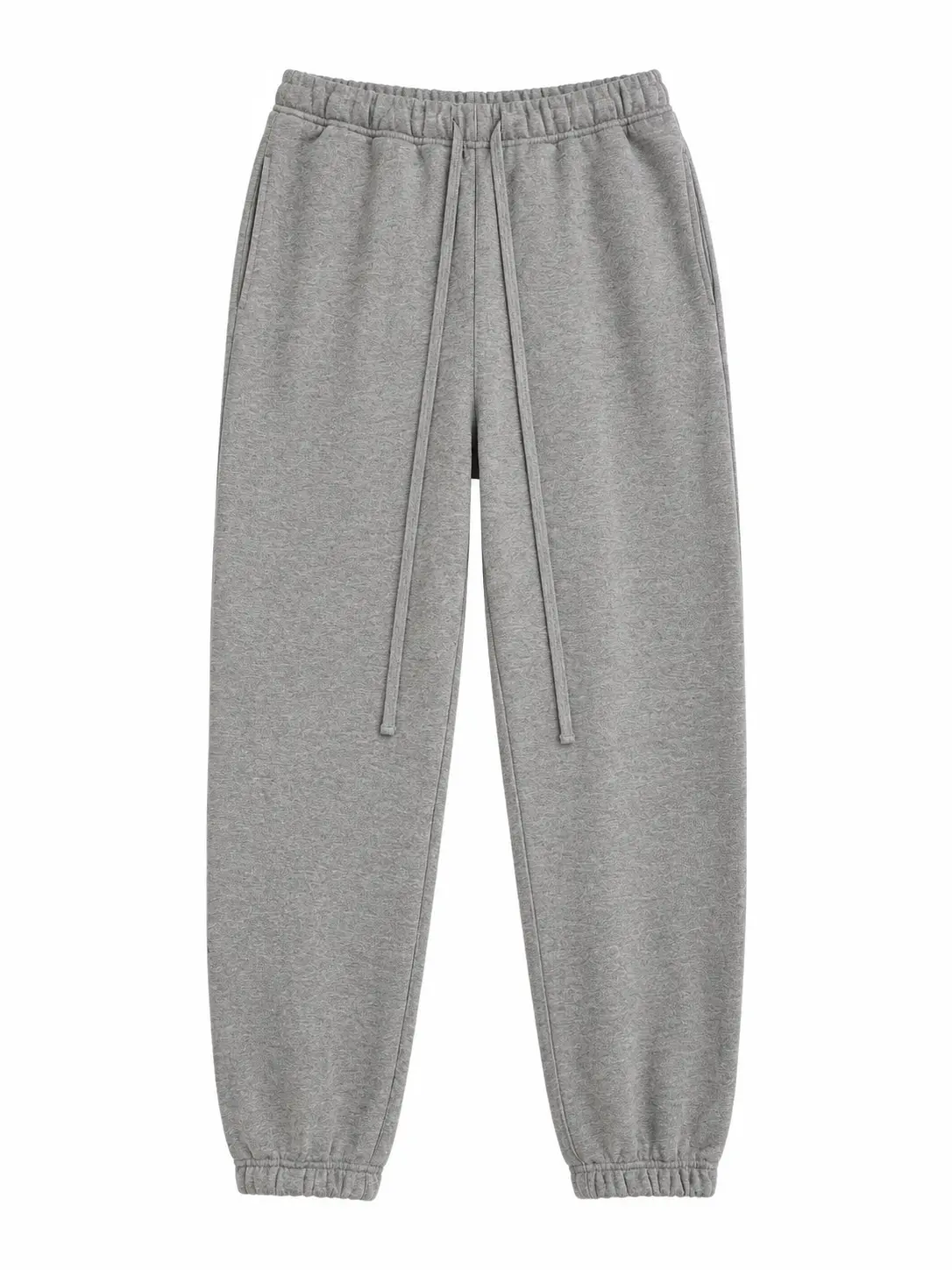 Men's Deep Gray Cotton Sweatpants, Lightweight Athletic Fit Straight Leg Joggers with Adjustable Drawstring & Cuffed Hems, Adjustable Draw, Cuffed Sweatpants, All-Season, Loose-Fit, Drawstring Hem, Standard Size, Casual Athletic Joggers, Athletic Jogger