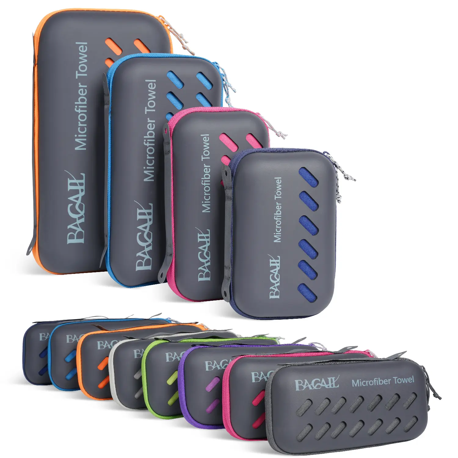【BackToSchool】BAGAIL Microfiber Towel Quick Dry Camping & Travel & Gym Towel. Compact | Super Absorbent, Lightweight, Fast Drying. Suitable for Beach, Bath, Backpacking, Hiking, Swim tiktokshopbacktoschool