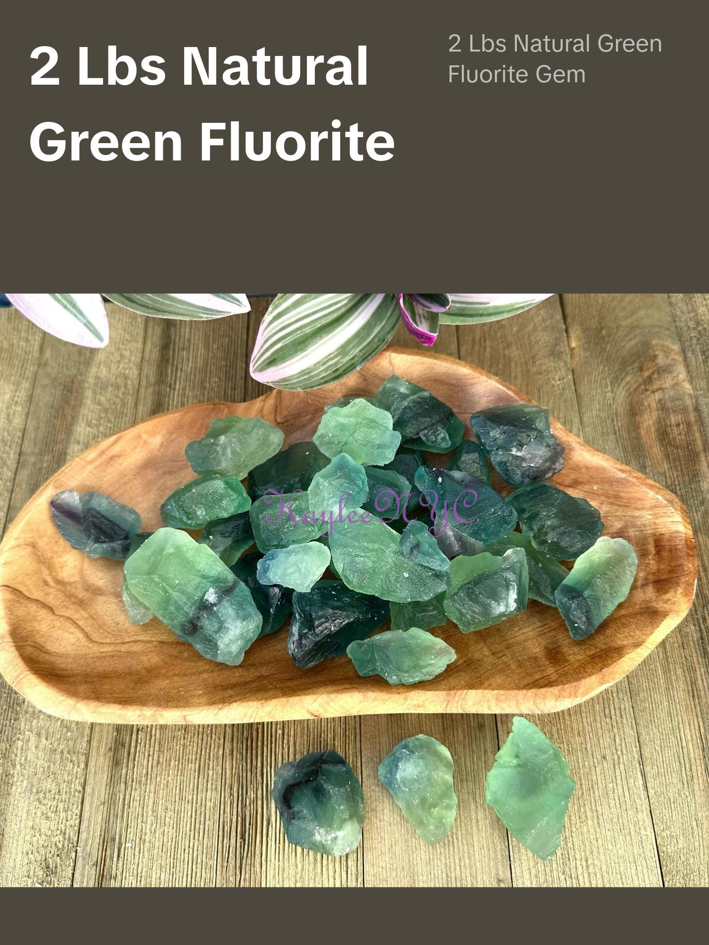 Wholesale Lot 2 Lbs Natural Green Fluorite Crystal Raw Nice Quality