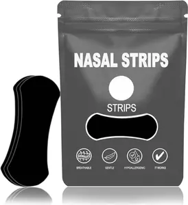 Nasal Strips for Snoring ,Nasal Strips for Breathing,Stop Snoring,Oil & Sweat Proof High-Adhesive Patch,Better Sleep & Anti Snore,Gentle On Skin,Clear Airways
