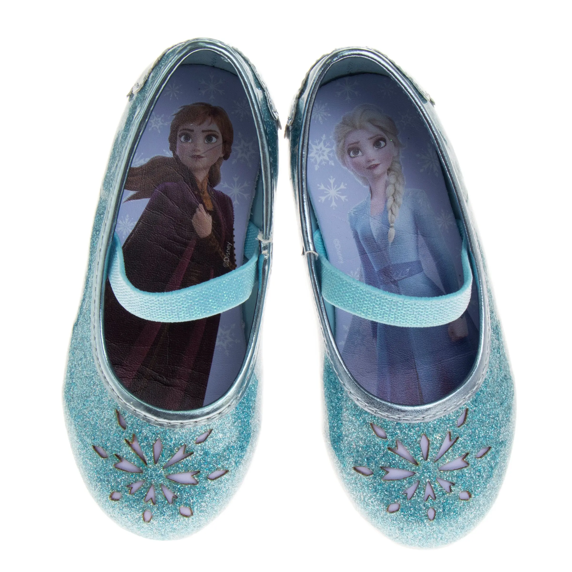 Girls Frozen Mary Jane Flats - Dress up Slip-on Shoes (Toddler)
