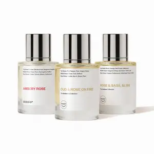 Rose Royale, Dossier, Women Perfume Bundle, 3x50ml, Eau de Parfum, Ambery Rose, Rose & Basil Bliss, Oud & Rose on fire