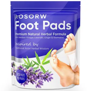 Overnight Foot Pads for Relaxing Night Routine — Wear While You Sleep for Calm, Better Rest, Tired Feet Relief & Freshness, 30 Count for 1 Full Months