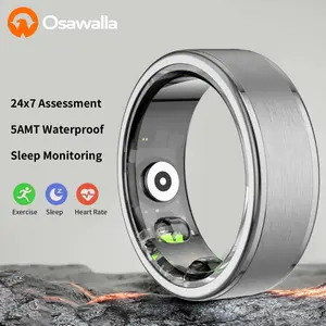2026 New Smart Health Ring, Featuring Stress and Sleep Monitoring Functions, Compatible with iOS and Android, Waterproof Fitness Tracker for Women & Men, No Subscription Fee.