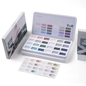 Fuumuui 24-Color Opaque Semi-Solid Watercolor Paint Set - Muted Color-TiktokShopSpringGlowUp