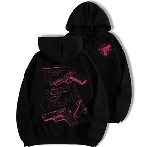 IN GLOCK WE TRUST Hoodie| Streetwear Essential for Hip Hop Lovers & Rap Music Fans| Men's Unisex Oversized Pullover| Bold Graphic Sweatshirt for Concerts & Urban Fashion| Christmas Gift Birthday Present for Boyfriend Brother Teens