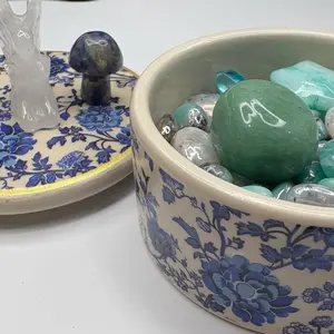 Free Spirit Crystal Confetti Scoop Trinket Dish Set