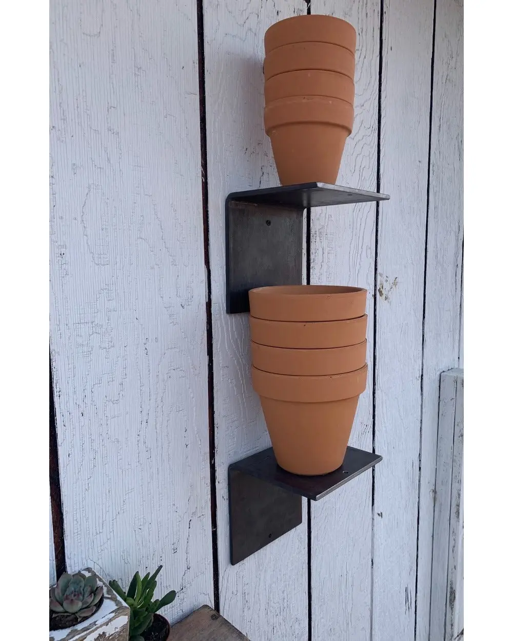 The Elbridge L Shelf Bracket – 6" Wide Heavy Duty Steel Support