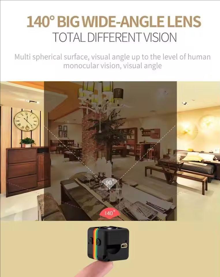 Mini 1080P HD Portable Action Camera - 30FPS, Compact Small Size, Outdoor Sports DV, Night Vision, Up to 128GB Memory Card Support