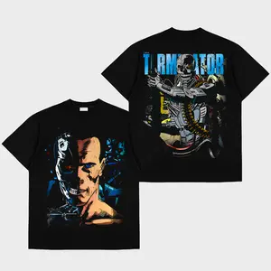 Terminator Premium Cotton T-Shirt, T-800 Fan T-Shirt, Retro Cybernetic Killing Machine Graphic T-Shirt, Dark Superhero T-Shirt, Comic Book Fans T-Shirt, Superhero Graphic Tee