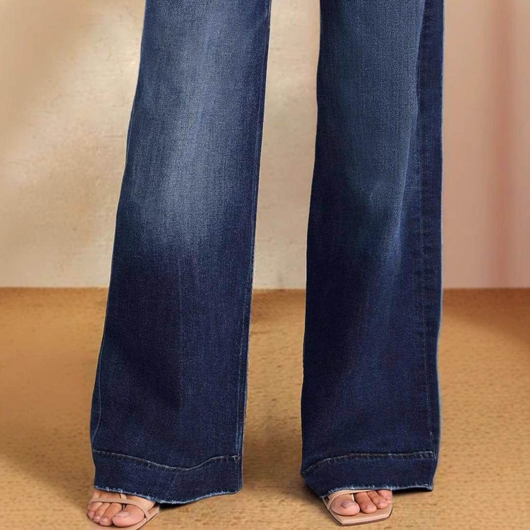 Women's 2025 Spring New Adjustable Drawstring Elastic Straight Leg ...