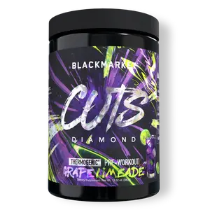 NEW Blackmarket CUTS Diamond Pre-Workout Grape Limeade
