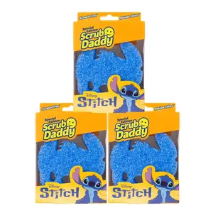 Scrub Daddy Disney Stitch 3ct Cleaning Sponge Set Scrub Daddy Disney Stitch 3ct Cleaning Sponge Set