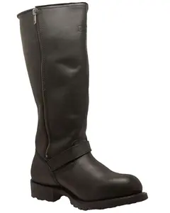 Adtec Men's Ad Tec Engineer Biker Boot Round Toe - 1443Zipper