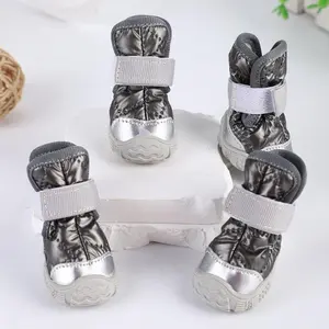 Puppy dog shoes can't fall off four seasons dog walking shoes teddy than bear pet going out shoe cover autumn and winter shoes
