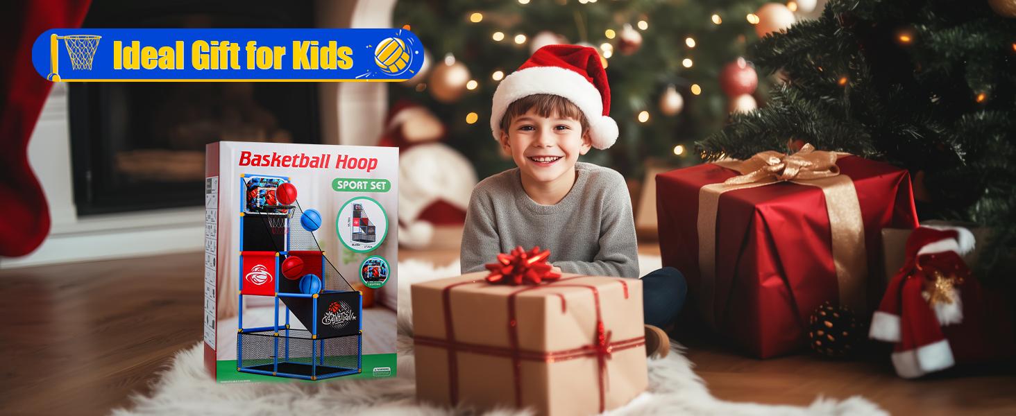 CuLiDing Kids Arcade Basketball Hoop with 4 Balls,Indoor Outdoor Single Shot Game for Toddlers Carnival Sports Toys Gifts for Kids Boys Girls Ages 3-8 Ideal for Competition CuLiDing Kids Arcade Basketball Hoop with 4 Balls,Indoor Outdoor Single Shot Game for Toddlers Carnival Sports Toys Gifts for Kids Boys Girls Ages 3-8 Ideal for Competition