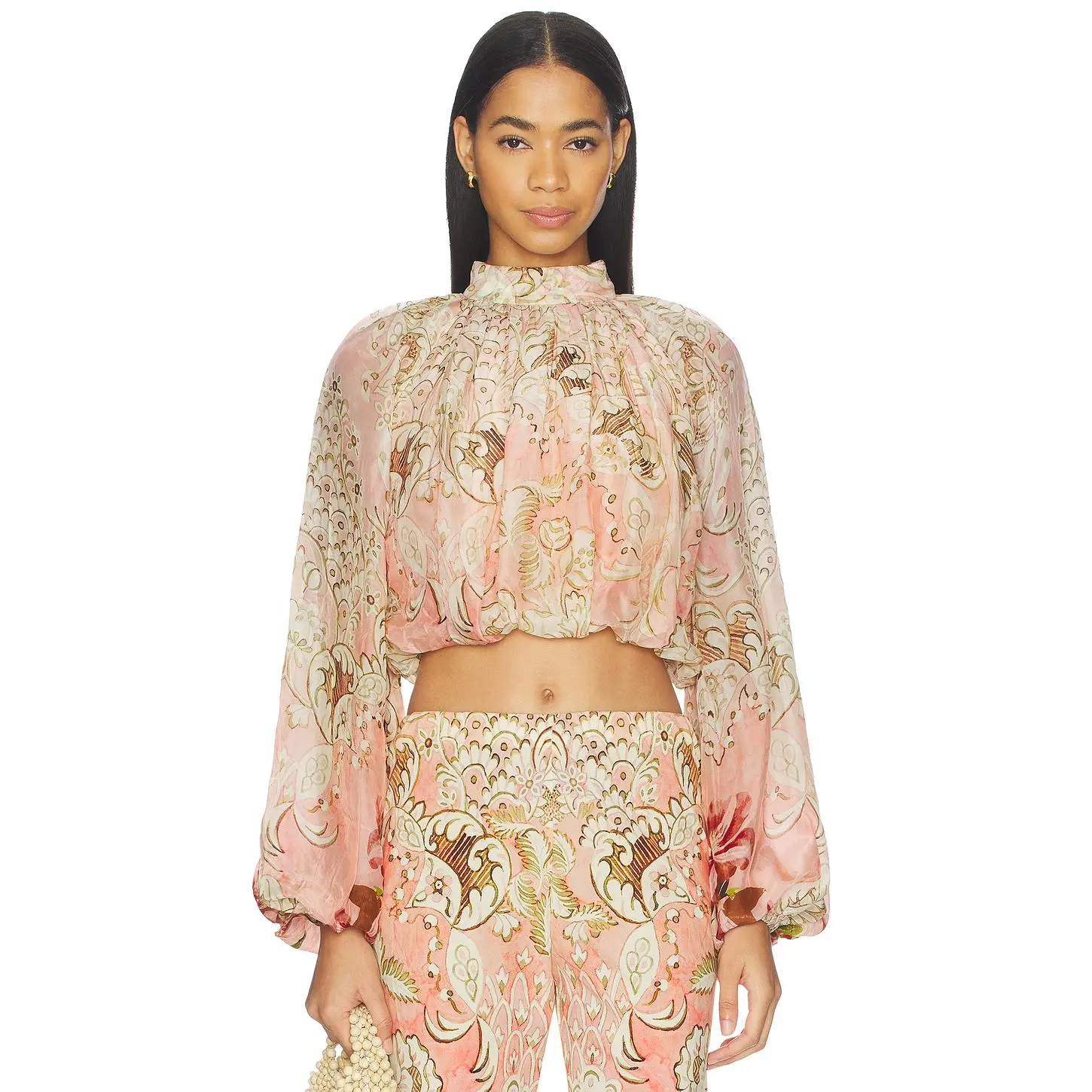 HEMANT AND NANDITA Top in Peach