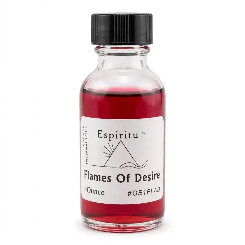 Flames of Desire Ritual Oil 1oz — Espiritu Passion &amp; Attraction Love Oil