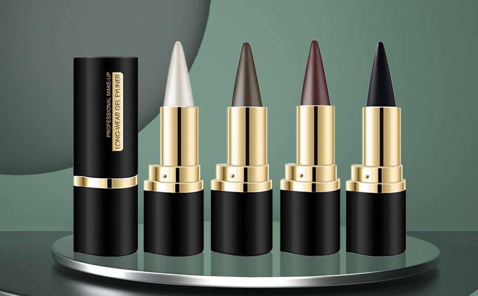 1Pc Gel Eyeliner Pencil Natural Black Waterproof Smudgeproof Creamy Eyeliner for Older Women Multi-Use Makeup Kit Eyeliner Lip Liner Eyeshadow & Eyebrow Smooth Cosmetic Clear Lipliner Gift 1Pc Gel Eyeliner Pencil Natural Black Waterproof Smudgeproof Creamy Eyeliner for Older Women Multi-Use Makeup Kit Eyeliner Lip Liner Eyeshadow & Eyebrow Smooth Cosmetic Clear Lipliner Gift