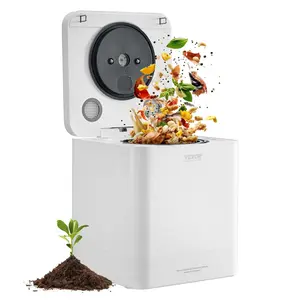 【Summervibes】VEVOR Kitchen Composter,  , 5 L Electric Composter for Kitchen, Smart Countertop Composter Indoor, Kitchen Food Recycler with 2 Modes, Turn Food Waste into Natural Fertilizer with a Single Button