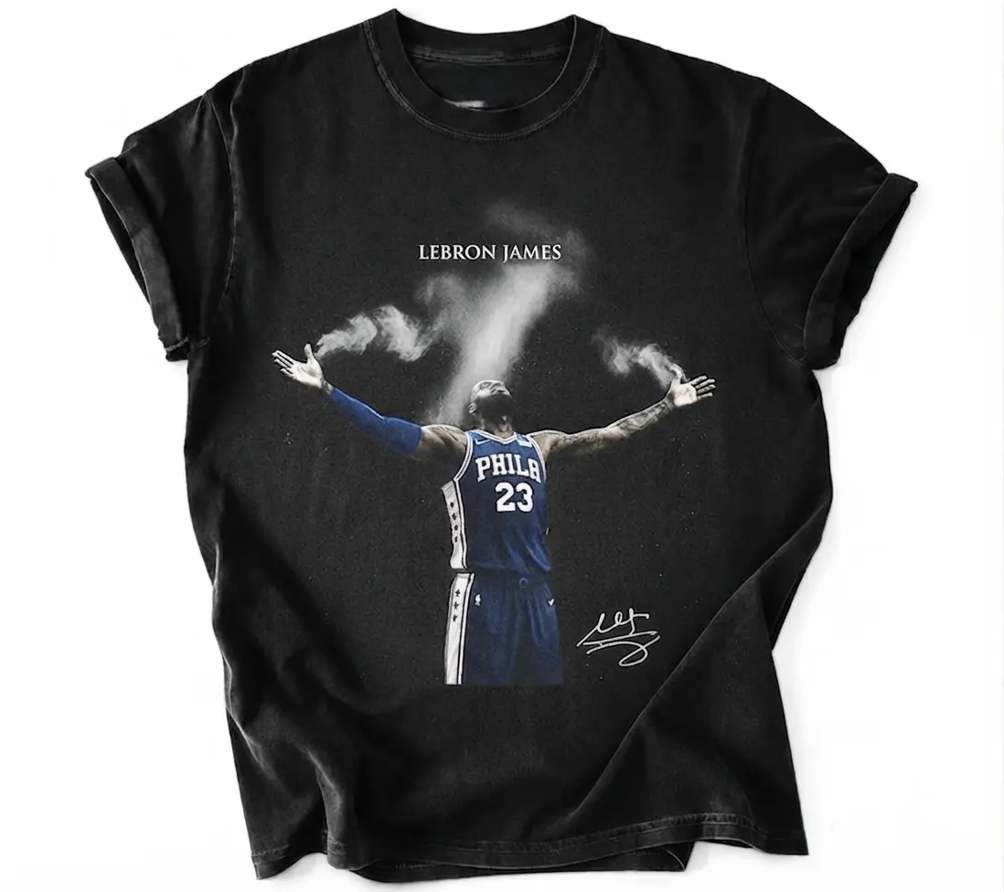 LeBron James Shirt, Basketball King James T-Shirt Sweatshirt Hoodie, Sixers 23 Shirt, Bootleg Basketball Gift For Fan
