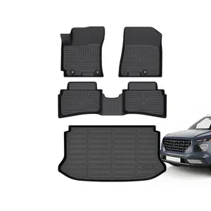COLANAT for Hyundai Kona 2024-2025 (Gas Only - Not Hybrid/EV) Floor Mats & Lower Cargo Liner Set, Fits Lower Deck All-Weather 3D Custom High-Wall Waterproof Durable Non-Slip Odorless Easy Clean