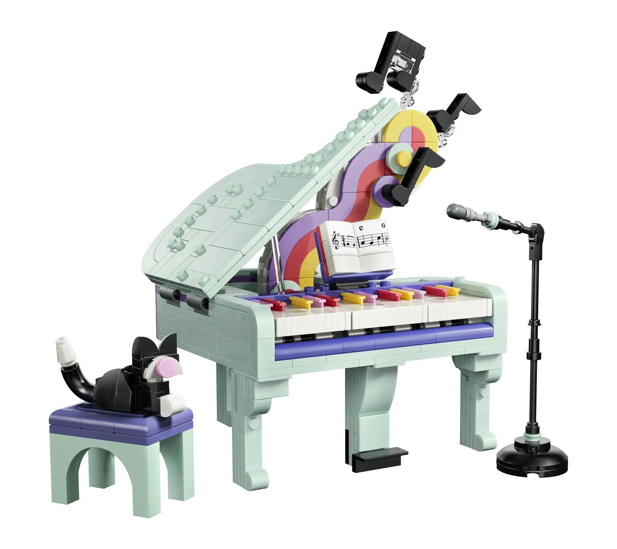 LEGO Creator Music Decor Piano with Cat 31392 485 Pieces