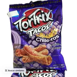 1 Tira de 12Und Tortrix Tacos Chile-Ros