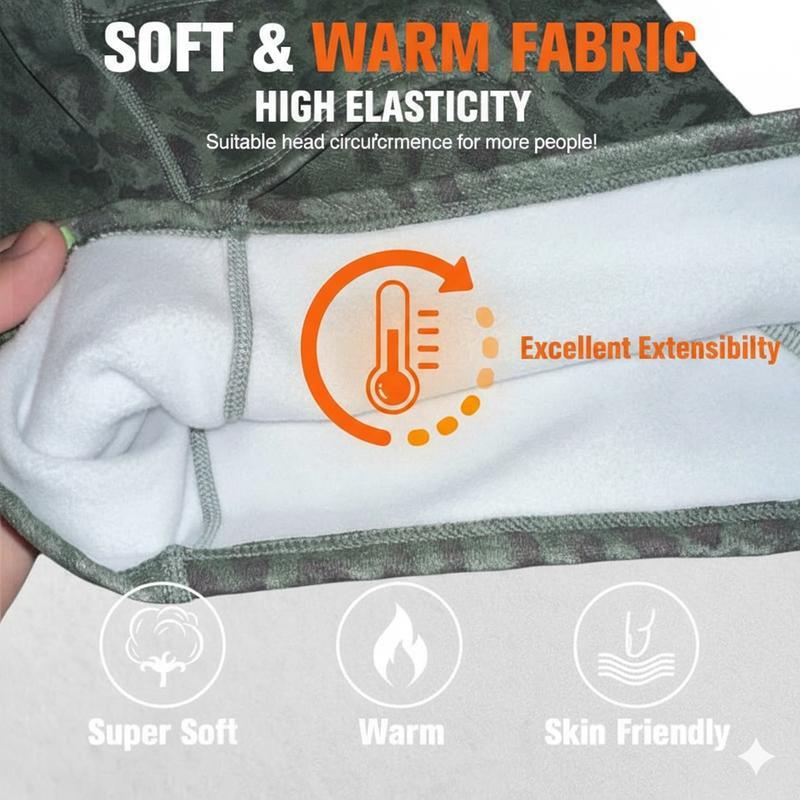 Heat Reactive Balaclava, Unisex Temperature Sensitive Color Change Ski Mask, Face Mask & Neck Gaiter for Skiing, Motorcycle, and outdoor, Breathable, Warm, Windproof Sports Gear Christmas Gift UV Protective Set Protection Ski Balaclava Mask