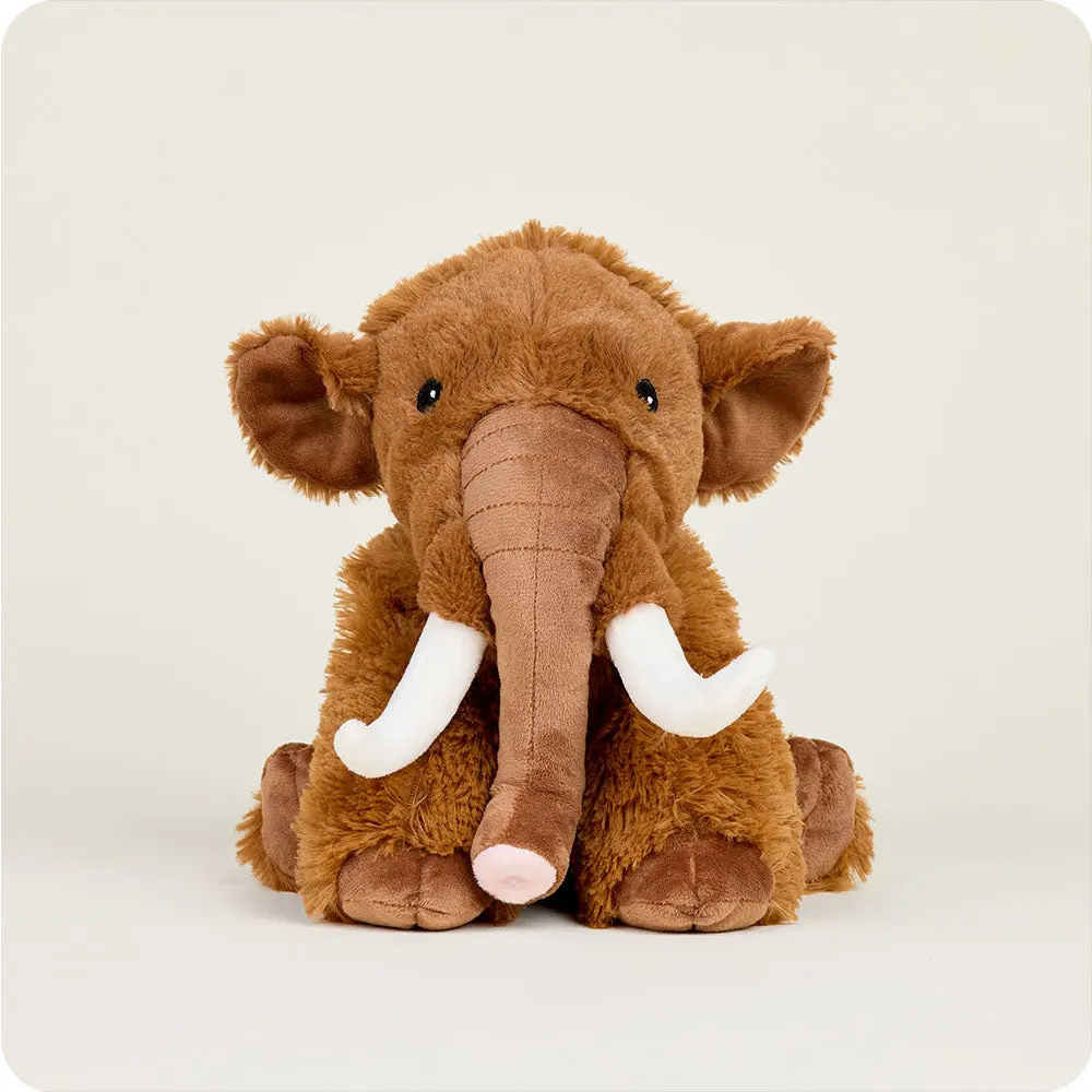 Wooly Mammoth Warmies - Weighted Stuffed Animal, Heatable, Chillable