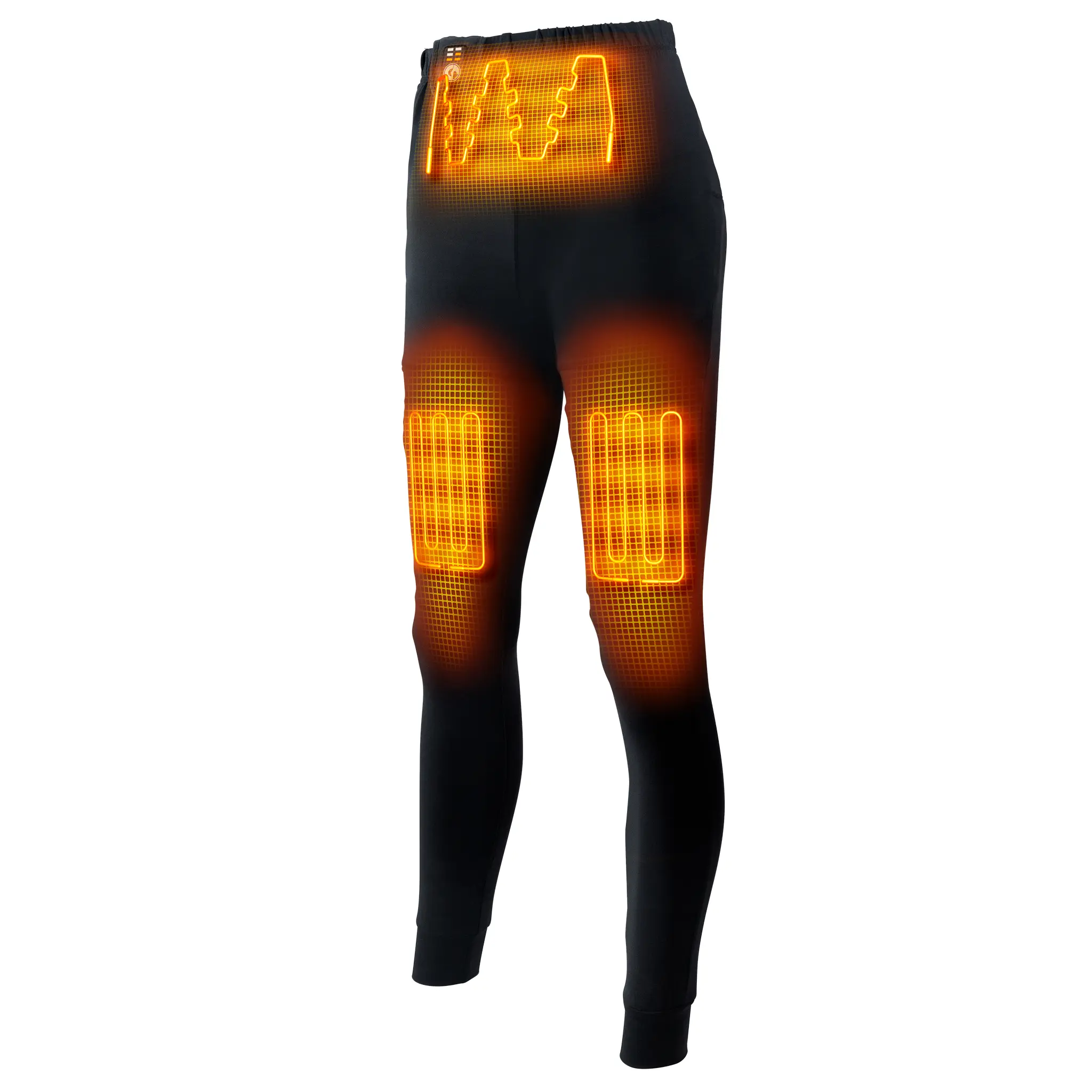 FlexCore Women’s Heated Base Layer Pants – Gobi Heat® - Dual Control, Lady, Outdoor, Lightweight, Everyday, Thermal, Fit, Machine Wash, Warmer, Customized, Clothes, Slim Fit, Heating Zones, Flexible Fabric, Cold Weather, 10,000 Mah Battery Included, 3 Hea