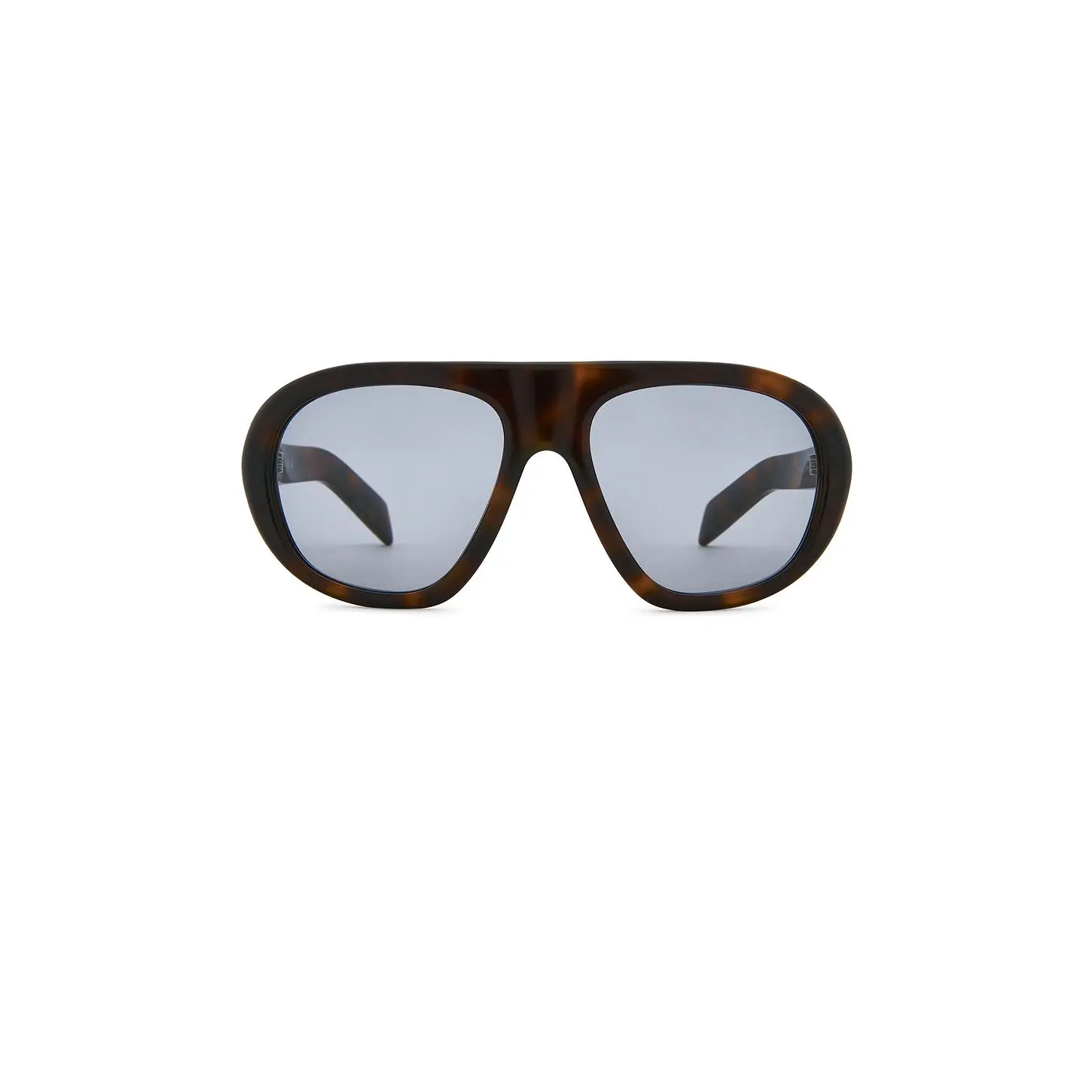 Prada Circular Sunglasses in Juniper Tortoise & Grey