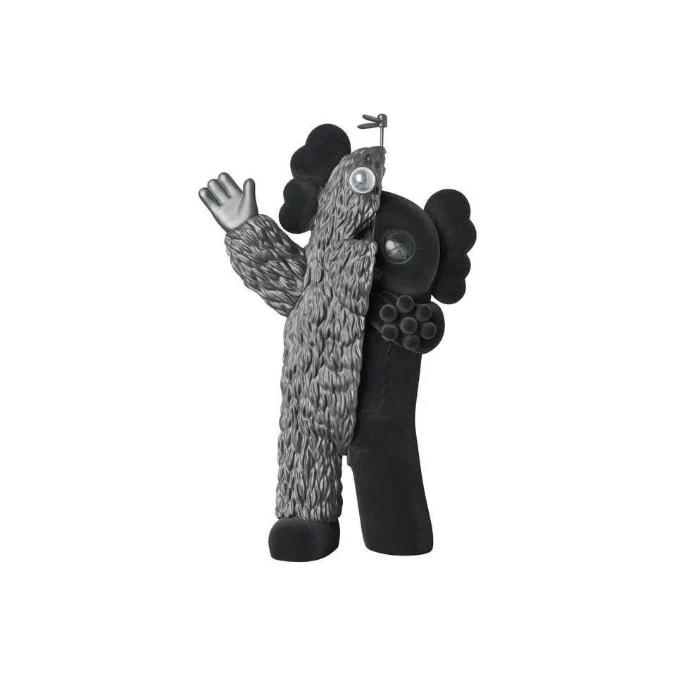 Kaws Kachamukku Vinyl Figure, Black Art Toy, Vinyl Material Collectible Display Item