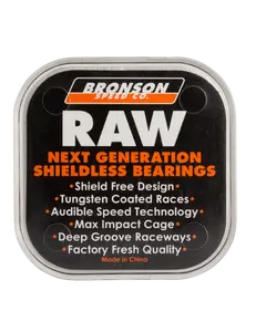 Bronson Bearings - Raw - Skateboard Bearings