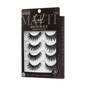 KISS Lash Couture Matte Black Multipack - Matte Twill