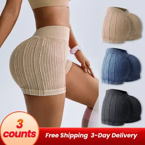 TCVC Woman 's soild color textured gym shorts ,casual comfy breathable skinny  shorts far ,tight fitteor yoga gym workout running ,ladies sportswear for all seasons ,gym  excise,activewed athleisure shorts